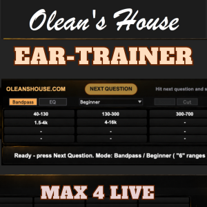 Olean’s EarQ Trainer Max for Live EQ ear trainer cover image